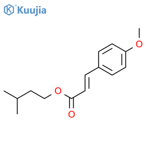 Isoamyl 4-Methoxycinnamate structure