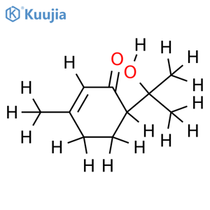 (+)-4S-7-hydroxypiperitone structure