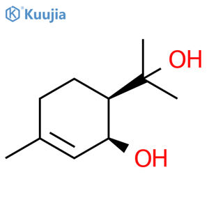 3-Cyclohexene-1-methanol, 2-hydroxy-α,α,4-trimethyl-, (1R,2S)- structure