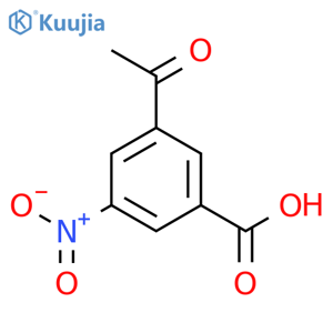 3-Acetyl-5-nitrobenzoicacid structure