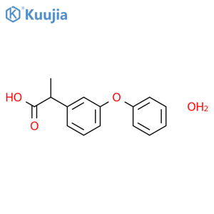 Fenoprofen Calcium hydrate structure