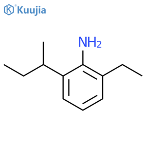 2-Ethyl-6-(1-methylpropyl)benzenamine structure