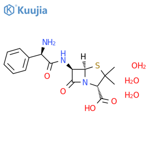 Ampicillin trihydrate structure