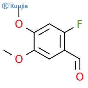 2-Fluoro-4,5-dimethoxybenzaldehyde structure