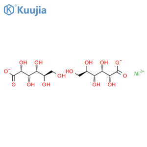 Nickel,bis(D-gluconato-O1,O2)- (9CI) structure