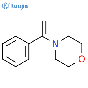 Morpholine, 4-(1-phenylethenyl)- structure