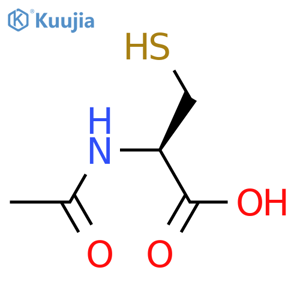 2-acetamido-3-sulfanylpropanoic acid structure