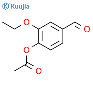 Ethylvanillin acetate structure