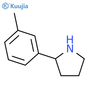 2-(3-Methylphenyl)pyrrolidine structure