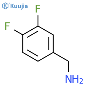 1-(3,4-difluorophenyl)methanamine structure