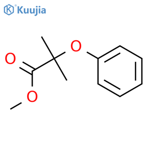 Propanoic acid,2-methyl-2-phenoxy-, methyl ester structure