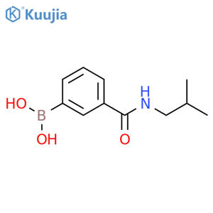 3-(Isobutylaminocarbonyl)phenylboronic acid structure
