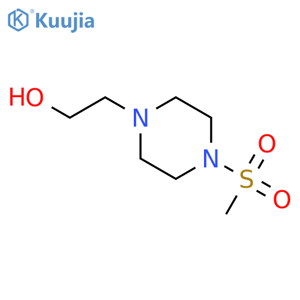 2-(4-methanesulfonylpiperazin-1-yl)ethan-1-ol structure