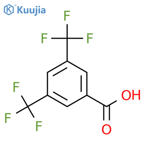 3,5-Bis(trifluoromethyl)benzoic acid structure