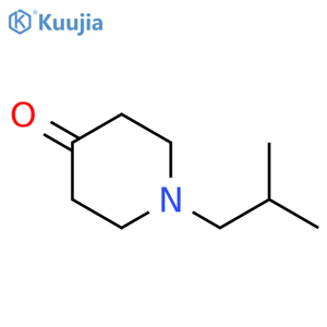 1-(2-methylpropyl)piperidin-4-one structure