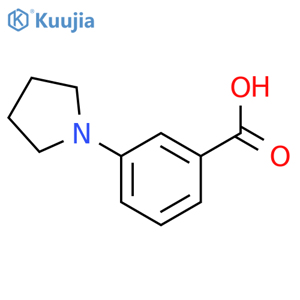 3-(Pyrrolidin-1-yl)benzoic acid structure