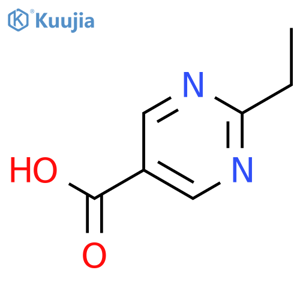 2-ethylpyrimidine-5-carboxylic acid structure