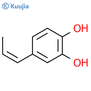 4-(Prop-1-en-1-yl)benzene-1,2-diol structure