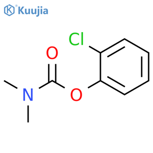 CARBAMIC ACID, DIMETHYL-, 2-CHLOROPHENYL ESTER structure