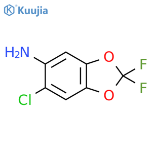 5-Amino-6-Chloro-2,2-difluorobenzodioxole structure