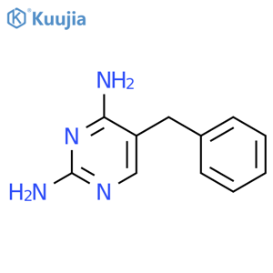 2,4-Pyrimidinediamine,5-(phenylmethyl)- structure