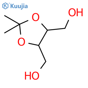 2,3-O-Isopropylidene-D-threitol structure