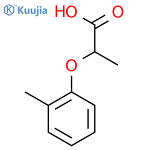 2-(2-Methylphenoxy)propanoic Acid structure