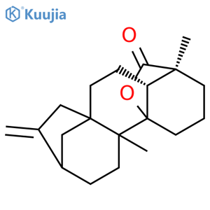 (4S,4aR,11aS)-4,11a-dimethyl-8-methylidenedodecahydro-1H-11b,4-(epoxymethano)-6a,9-methanocyclohepta[a]naphthalen-13-one structure