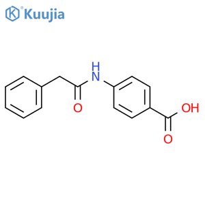 4-(Phenylacetyl)aminobenzoic Acid structure