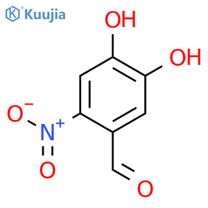 4,5-Dihydroxy-2-nitrobenzaldehyde structure