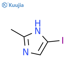 4-iodo-2-methyl-1H-imidazole structure