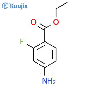 Ethyl 4-amino-2-fluorobenzoate structure