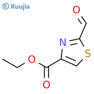 Ethyl 2-formylthiazole-4-carboxylate structure