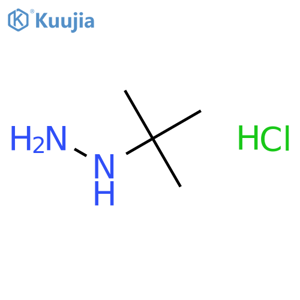 Tert-Butylhydrazine hydrochloride structure