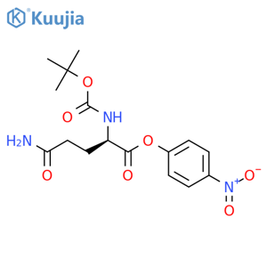 Boc-D-Gln-ONp structure