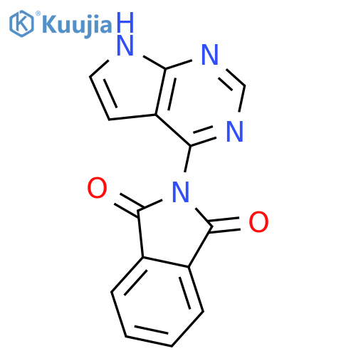 2-(7H-Pyrrolo[2,3-d]pyrimidin-4-yl)isoindoline-1,3-dione structure