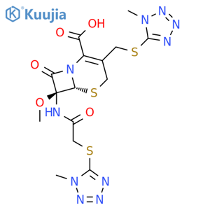 S-Decyanomethyl-S-(1-methyl-1H-tetrazol-5-yl) Cefmetazole Sodium Salt structure