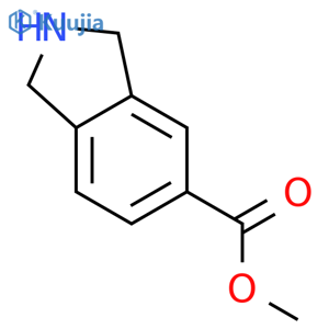 methyl isoindoline-5-carboxylate structure