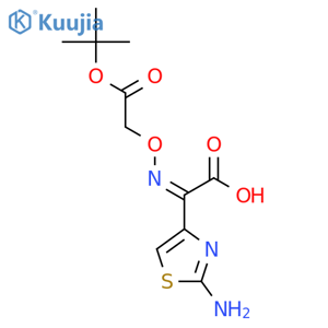 (Z)-2-(2-Aminothiazol-4-yl)-2-(tert-butoxycarbonylmethoxyimino)acetic Acid structure