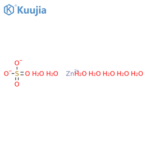 Zinc sulfate heptahydrate structure