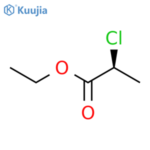 Propanoic acid,2-chloro-, ethyl ester, (2S)- structure