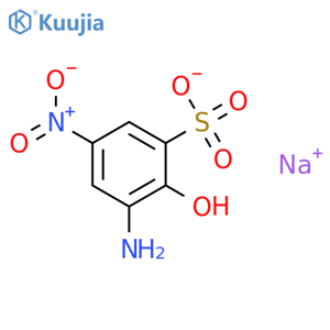 Benzenesulfonic acid,3-amino-2-hydroxy-5-nitro-, sodium salt (1:1) structure