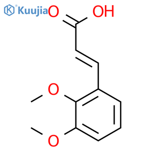 2,3-Dimethoxycinnamic Acid - predominantly trans structure