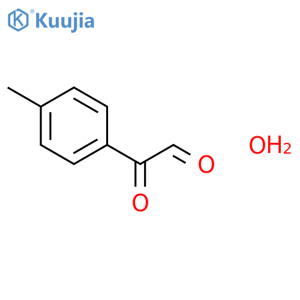 2-Oxo-2-(p-tolyl)acetaldehyde hydrate structure