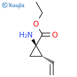 ethyl (1R,2S)-1-amino-2-vinyl-cyclopropanecarboxylate structure