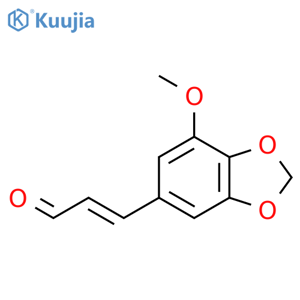 3-(7-Methoxybenzo[d][1,3]dioxol-5-yl)acrylaldehyde structure