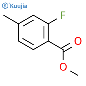 Methyl 2-fluoro-4-methylbenzoate structure