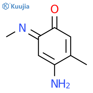 2,5-Cyclohexadien-1-one,4-imino-5-methyl-2-(methylamino)- structure