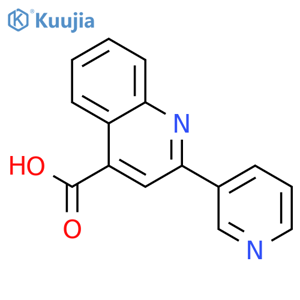 2-(pyridin-3-yl)quinoline-4-carboxylic acid structure