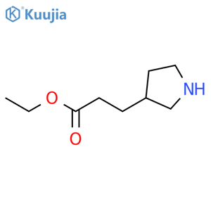 Ethyl 3-(pyrrolidin-3-yl)propanoate structure